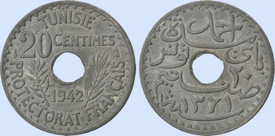20 Centimes 1942